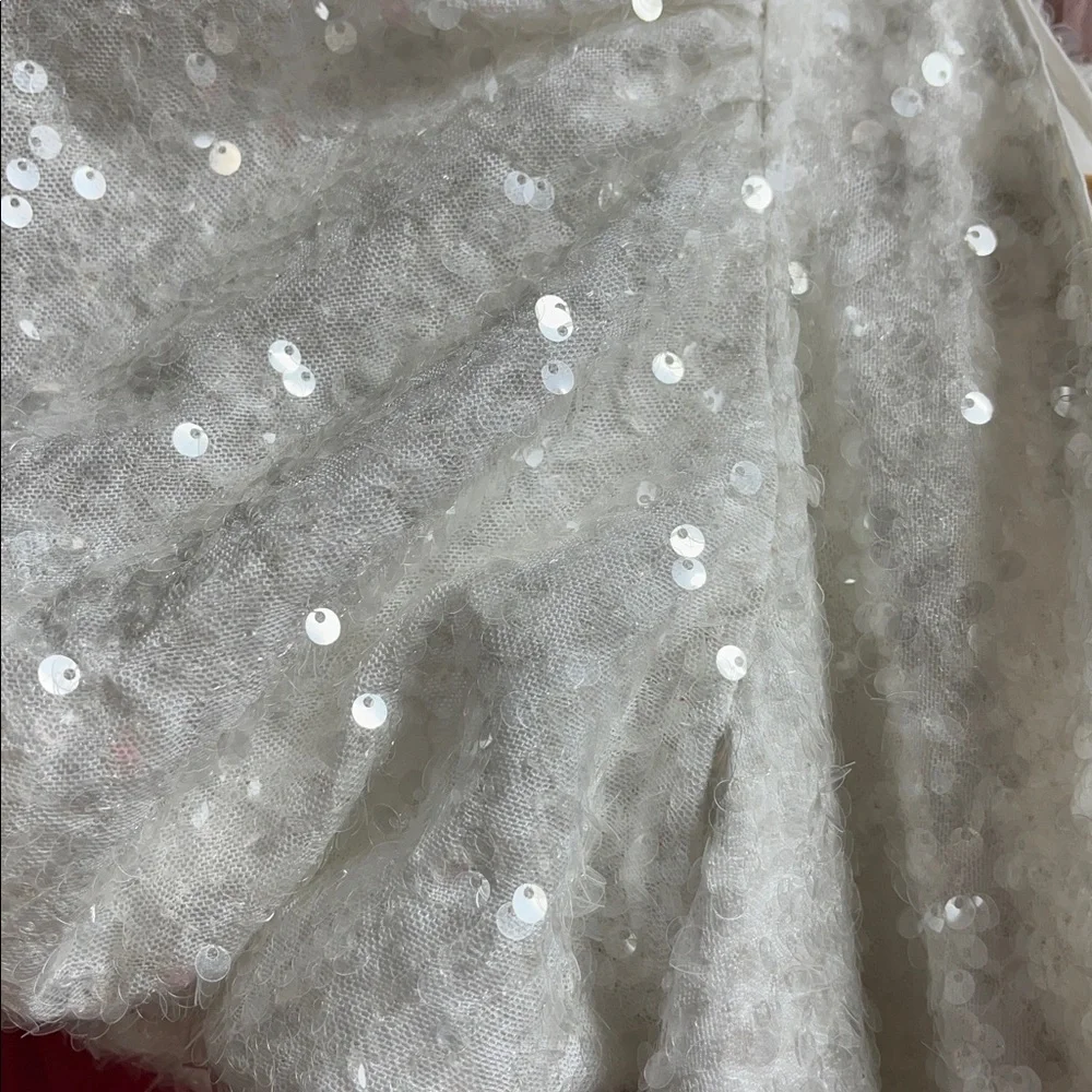 BHLDN Sachin & Babi Elegant White One-Shoulder Dress Size 4,12 ,10 - Picture 7 of 7